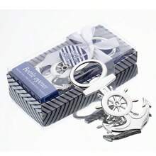 12 pezzi Apribottiglie a forma di timone di nave, bomboniere e decorazioni molto popolari per feste di matrimonio a tema marino, apribottiglie a tema oceano, adatti per feste in spiaggia, addii al nubilato, regali di compleanno, decorazioni e memorabilia, regali e ricordi di matrimonio, regali di San Valentino, forniture per cucina e bar