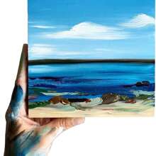 10 pezzi, Pannelli di tela da pittura piccoli di 10x10cm, - Pannelli di tela quadrati per pittura, Tele bianche piatte per acrilico, Tavolette da disegno, articoli scolastici