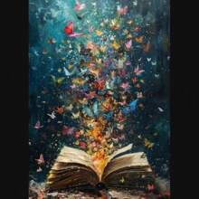 1pc/3PCS Wall Arts Posters Animals Botanical Antique Dark Academy Wind Bookstore Owl And Flower Books Illustration Poster Canvas Painting Wall Art Painting Home Library Decoration Frameless/Framed Canvas Art