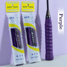 9pcs/2pcs Badminton Racket Grip Tape, Handle Grip, Low Glue, Wrap Tape, High-End Racket Grip, Suitable For Match, Training, Entertainment, Solid Color, Wrap, Protective, Shock Absorbing, Anti-Slip, Breathable Grip Tape, Sweatband, Also Applicable To Steering Wheel, Fishing Rod, Bicycle, Motorcycle, Dumbbell, Barbell, Ring, Baseball Bat, Golf Club, Pickleball, Tennis, Squash And Various Sports & Fitness Equipment And Work Tools Handles, Personalized, Cheap And Affordable Gift