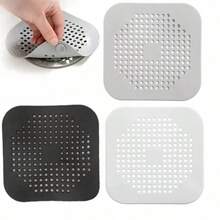 1pc Large Silicone Hair Catcher And Drain Stopper, Fit For Bath Tub And Shower, (For Better Effect, Press Down On The Drain When Wet), Prevents Clogging And Odor, Kitchen Sink, Bathroom, Home Floor Drain Filter