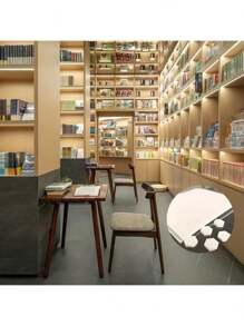 240/480/720 piezas Cinta adhesiva de espuma hexagonal gruesa y resistente de doble cara - Manualidades creativas DIY con adhesivo de alta viscosidad para tarjetas de hotel