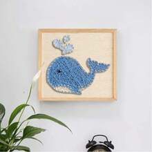 DIY String Art Kit mit Zubehör und Rahmen für Kinder Studenten Erwachsene Anfänger Haus Wanddekorationen einzigartiges Geschenk