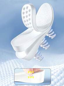 1 paio di solette invisibili ammortizzanti ed elastiche per aumentare l'altezza da 1 cm a 6 cm, adatte per stivali, scarpi sportivi e vari tipi di scarpe, unisex