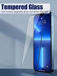 3片装高清钢化玻璃屏幕保护膜，兼容 16 Pro Max/16/16 Pro/16 Plus/14/15/14 Plus/14 Pro/14 Pro Max、13/13 Mini/13 Pro/13 Pro Max、12/12 Mini/12 Pro/12 Pro Max、11/11 Pro/11 Pro Max - 無色 - 查看 3