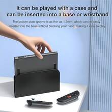 TPU Protective Silicone Case + Joystick Cap, Suitable For Nintendo Switch 2 Console Soft Shell Anti-Drop Protective Case Accessories [Support Docking Station] - White - View 5