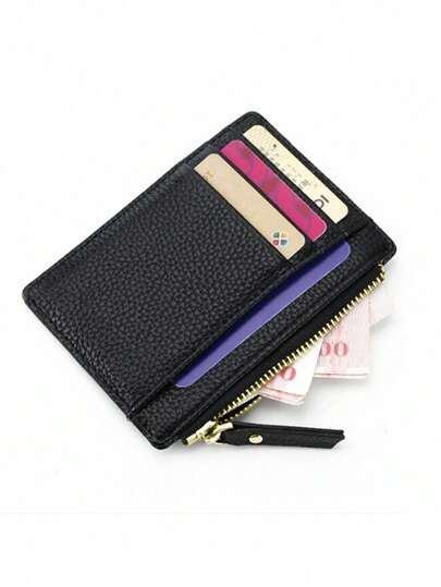 1PC Wallet Storage Bag Small Wallet Coin Purse Multi Functional Zipper Small Wallet Card Bag Storage Bag Wallet Zipper Bag For Men Money Wallet Mini Wallet Purse Wallet Men Wallet Leather Card Wallet