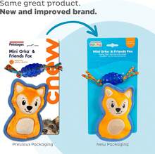 Outward Hound Orka Puppy Dental Chew Toys For Small Dogs &Amp; Teething Puppies - 3 Pack - Mini Orka and Fox - 查看 2