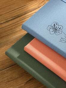 Customized Minimalist Notebook, Personalized Pattern Notebook, Multi-Color Options, With Bookmark Strap And Cover Strap, Customize Text And Name, Suitable For Business, Great Gift For Students At Back To School Or Graduation Season,Multi-Functional,Ornamental,Reusable,Modern,Colorful,Cute,Vintage,Cartoon,Kawaii,Custom,Personalized,Unique,Customized,Workers,Clients,Students,For Business/Work/Office,For School,School Supplies,Back To School,For Office,For School,For Classroom,For Teacher Gifts,For University,For Colleague,For Dorm Rooms,For Teacher,For Boys And Girls,For Teenagers,Junior High School Students,Middle School Students,High School Senior High School Students,College Students,University Students,Freshman,Sophomore,Underclassmen,Desert Fall Cozy,Office Decor,Festive Calendar - Multicolor - View 5