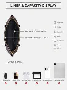 Coach Bolso de tela grande tipo tote con asa de hombro para mujer, bolso de mano y cartera con cierre de cremallera, bolso de mamá para el trabajo, viajes, compras y uso diario