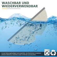 Wipes For Roborock Q5 Pro, Q5 Pro+, Q8 Max, Q8Max+, S5, S5 Max, S6, S6 Pure, S6 MaxV, Q7, Q7Max Robot Vacuum Cleaner, Soft, Washable And Reusable Replacement Mop