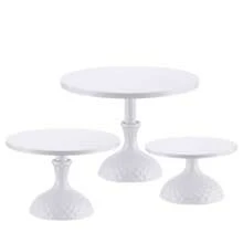 1pc White Cake Rack, Round Metal Simple Display Rack, Gold Dessert Tray, Used For Birthday Parties, Parties, Showers, Weddings, Pastries, Celebrations, Decorations, Paper Cups, Cakes, Snacks, Dessert Racks, Suitable For Christmas Gift, Thanksgiving,Kitchen,Christmas Gift