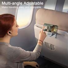 Magnetic Phone Holder, Magsafe Portable Travel Stand, Foldable Telescopic 360 Degree Rotation, Airplane Luggage Desk Universal Multi-Function Mini Metal Phone Holder