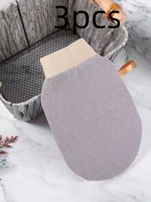 This 3 Piecesdeep Exfoliating Glove Set Is Smooth And Brightening. It Is A Gentle Yet Effective Exfoliating Handbag For Body Scrubs And Showers To Clean Dry Dead Skin. It Is A Korean Exfoliating Glove That Clearly Removes Dead Skin And Is Perfect For Self-Tanning Or Keratinization Of Hair. Made Of 100% Viscose Fiber, It Is Easy To Store And Simple To Use.