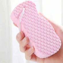 Estropajos de baño con textura 3D con diseño de escamas de pez, suaves con la piel, herramienta de limpieza para el baño, esponja con forma de pez adorable, piedra pómez suave para fregar, esponja de baño estacional para bañarse, nadar, limpiar, esponja de baño con relieve, esponja de baño suave, herramienta de fregado doméstico, exfoliación indolora, de vuelta a la escuela