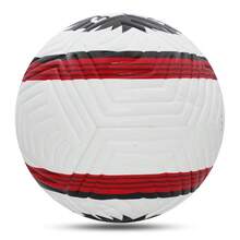 قطعة واحدة كرة قدم قياسية المقاس 5 مصنوعة من جلد البولي يوريثان المُسَمَّك، مُصَمَّمَة للتدريب، مقاومة للاهتراء وذات تصميم سلس ومُقاوِم للماء، مناسبة لهواة كرة القدم من المراهقين والبالغين في المباريات والألعاب الرياضية الداخلية والخارجية والمدرسية والشاطئ والترفيه، تأتي مع إبرة هواء وحقيبة شبكية، هدية عيد الميلاد المثالية - متعدد الألوان - مشاهدة 9