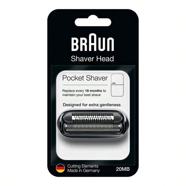 Braun Braun Electric Shaver Head Replacement Part 20MB Compatible With X Series M1011/1102 Mini Shavers