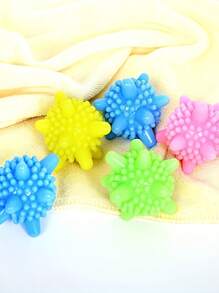 1/4/8/16pcs Reusable Laundry Washing Balls - Fabric Softener For Washing Machine, Anti-Wrinkle, Dirt Removing And Clothing Cleaning, Durable Material, Multiple Colors (Pink, Yellow, Green, Blue) - Suitable For Delicate Fabrics, Enhance Vortex Rotation For Gentle Cleaning, Laundry Room Accessory