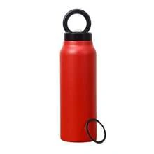 Magnetic Lid Sports Water Bottle, Large Capacity Vacuum Insulated Straw Cup For Cycling, Thermal Bottle