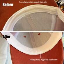 10/20 Packs Disposable Sweatband Without Cap & Neck Protector - Breathable Ultra-Thin Anti-Sweat, Suitable For Summer Black/White Caps, Makeup Protection, Holeless Design, Lightweight Protection