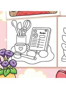 1pc COZYGURLHOMEBOOY :Coloring BookKidGraffitiPaintingBookFeaturingAdorableCreaturesPaintingBookMontessoriDrawingToysCreativeGiftEasyTo ColorWithThickLinesAboldandsimplecoloringbookforadultsandteens Featuring Plants Adult Colouring Book ,Gifts For Friends & Couples&Family Back To School,For Relaxation