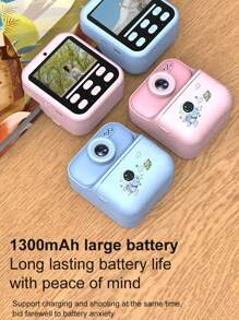 New Instant Camera Digital Camera, Mini Printing Camera Toy High Definition Printing Camera, Best Gift Choice For Christmas, Birthday, Graduation Season (Come With 1 Roll Of Printing Paper)