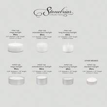 Paquete de 100 Velas de Té Sin Aroma, Tiempo de Quema Extendido de 6-7 Horas - 1 - Ver 8