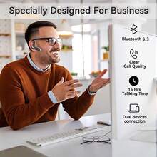 YYK530 Single Ear Business Headphone Bluetooth-Compatible Wireless IPX5 Waterproof Noise Reduction Sport Music Headset With Mic - YYK-530-2 - View 9