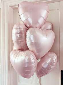 Palloncino in alluminio da 18 pollici a forma di cuore per matrimoni, compleanni, proposte, decorazione per feste, utilizzato per decorare tovaglie per feste di bambini, festa di nascità, compleanni, spose, fidanzamenti, matrimoni, anniversari, San Valentino