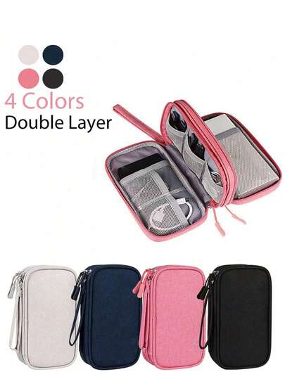 1 pieza Organizador multifuncional con múltiples bolsillos, bolso de mano, billetera, bolsa deportiva, bolsa de almacenamiento de gran capacidad