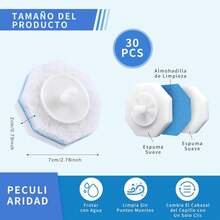 LISAPRO 30 PCS Juego de Cepillo de Inodoro, Recambios para Inodoro Desinfectante, Escobilla de Inodoro, Cabezal de Escobilla Desechable, Accesorios para Escobillas de Baño - 1 - Ver 7