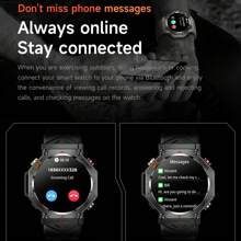 Hwagol 1,39 Zoll TFT Smartwatch mit Bluetooth Anruf/107 Sportmodi/Schlafverfolgung/Schrittzähler, Smartwatch mit Taschenrechner, GPS, anpassbarem Zifferblatt, kompatibel mit Android & iOS, 530mAh Akku, geeignet für Frauen & Männer