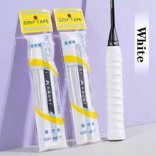 9pcs/2pcs Badminton Racket Grip Tape, Handle Grip, Low Glue, Wrap Tape, High-End Racket Grip, Suitable For Match, Training, Entertainment, Solid Color, Wrap, Protective, Shock Absorbing, Anti-Slip, Breathable Grip Tape, Sweatband, Also Applicable To Steering Wheel, Fishing Rod, Bicycle, Motorcycle, Dumbbell, Barbell, Ring, Baseball Bat, Golf Club, Pickleball, Tennis, Squash And Various Sports & Fitness Equipment And Work Tools Handles, Personalized, Cheap And Affordable Gift