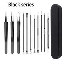 Kit de herramientas para eliminar acné y puntos negros - Eliminador de acné y puntos negros, reduce las marcas de acné, aclara las imperfecciones, cuidado de la piel, belleza para mujeres, herramienta de limpieza de poros, herramienta de limpieza profunda, herramienta de cuidado facial, gancho de limpieza de poros - multicolor - Ver 7