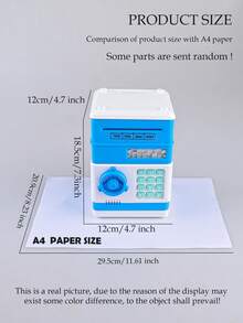 Electric Smart Money Saving Box, Large Capacity Coin Bank Toy, Multi Colors Available, Automatic Coin Rolling, Realistic Sound Effects, Gift For Boys & Girls, Accessories Randomly Selected, Batteries Not Included