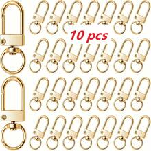 10/20/30/50pcs Colorful Keychain Set With Lobster Clasp Swivel Spring Hook, Decorative For Dog Leash, Handbag, DIY Pendant Craft Accessories