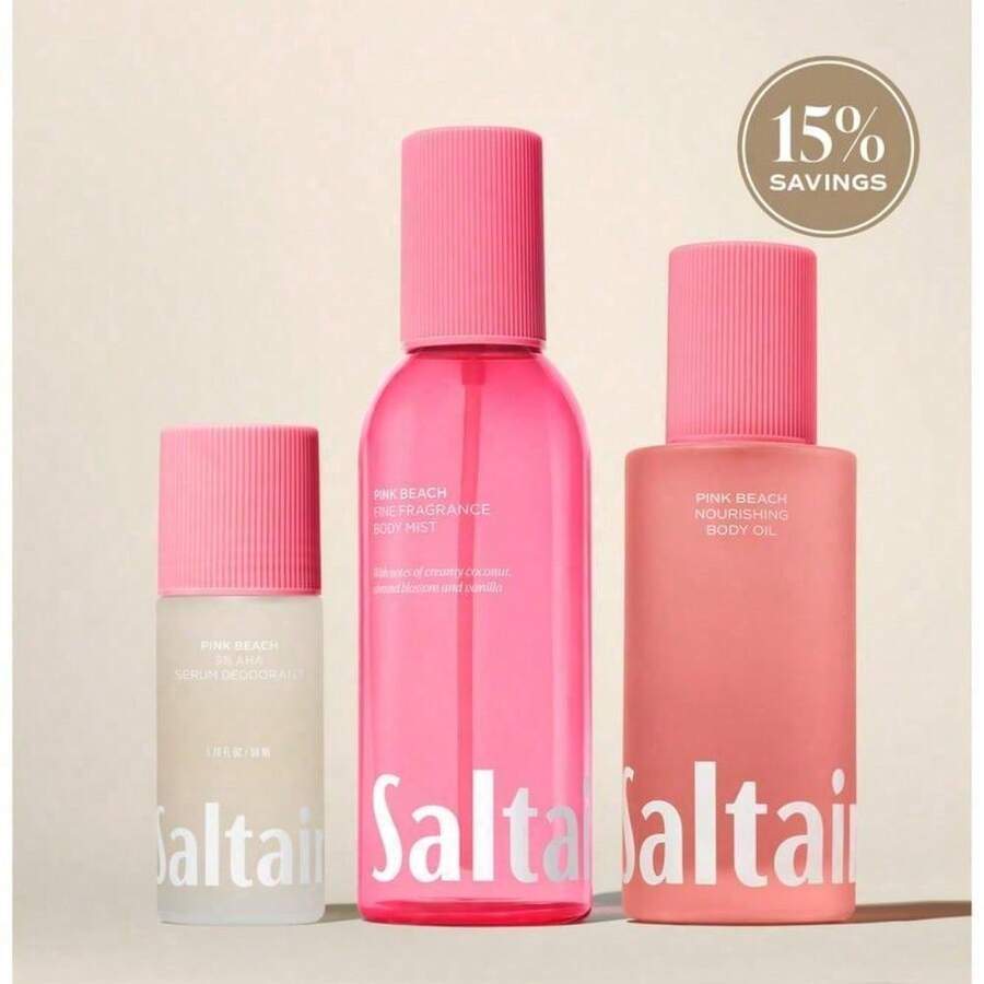 Saltair Pink Beach Trio - Coconut, Almond Blossom & Vanilla - Default - View 1