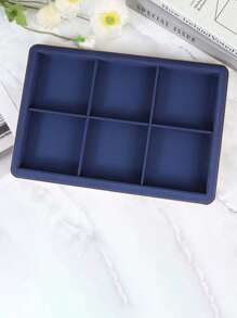 1pc High Quality Jewelry Display Tray, Necklace Pendant, Ring, Earring, Bracelet Organizer Holder, Gold Metal Faux Leather Velvet Jewelry Tray Summer Necessity For Women Storage Organizer Gift Travel Back To School