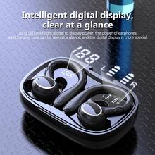 原装 I25 TWS 蓝牙 ENC 耳机音量控制耳塞 400mah 无线 ENC 耳机 I25 降噪无线运动耳塞 7 小时 - 黑色 - 查看 13