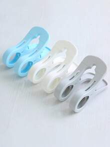 Bộ 5 Móc treo quần áo bằng gỗ cao cấp - Móc treo áo khoác mỏng bền có móc xoay 360 độ - Móc treo quần áo bằng gỗ có rãnh vai (Màu tự nhiên), Móc treo vest, Giá treo cà vạt, Móc treo quần + Kẹp lớn màu ngẫu nhiên để cất giữ quần áo và phơi khô - Nhiều màu - Xem 13