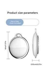 苹果AirTag定位器适用于老人钱包钥匙宠物防丢追踪器全球GPS定位追踪器迷你追踪定位器（仅兼容苹果手机） - 彩色 - 查看 12