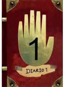 LIBRO GRAVITY FALLS DIARIO 1 Pasta Blanda - Libro único - Ver 1