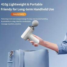 RAF 1pc Mini Portable Massage Gun LED Multiple Speed Adjustable Fascia Gun, Hand Held Body Back Muscle Massager Extra Long Endurance Fascia Stick Vibrater Massager Massageador,Vibrator