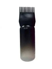 Bottiglia applicatore per tintura per capelli degradante da 160 ml con punta a pettine - strumento di precisione per colorazione dei capelli e trattamento del cuoio cappelluto - bottiglia per tintura multiuso con scala graduata per l'applicazione di oli