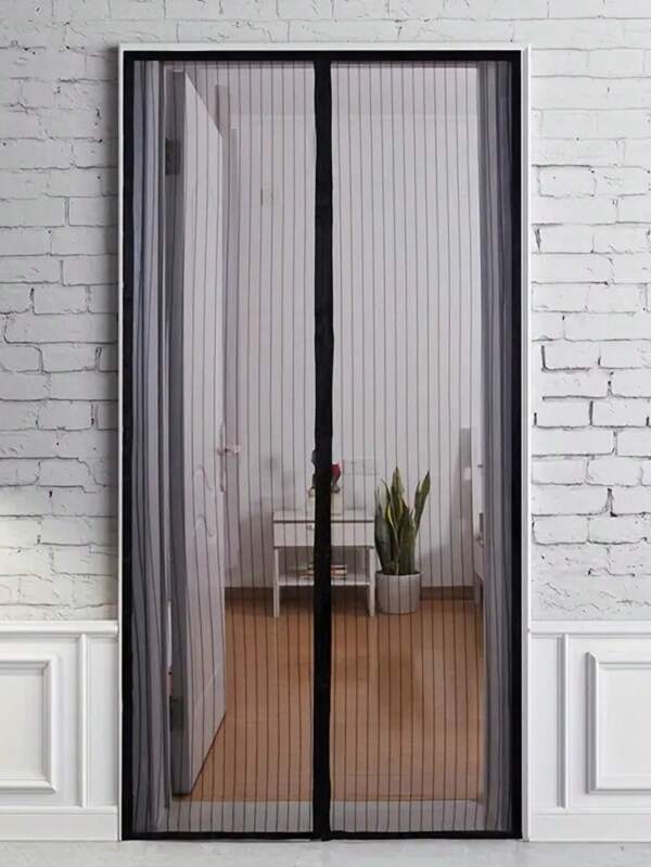 Mosquito-Proof Magnetic Soft Curtain For Doors And Windows,Anti Mosquito Door Curtain Magnetic Automatic Closing Net Doors Ventilate Invisible Mesh Anti Fly Bug Insect Dustproof Screen With Magnetic Fasteners For Easy Ventilation