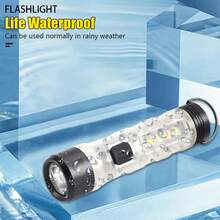 1 Piece Strong Light Pocket Cap Clip Light Outdoor Camping Atmosphere Led Long Life Disaster Relief Emergency Flashlight Rechargeable Flashlight - Multicolor - View 5