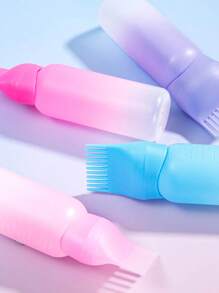 Bottiglia applicatore per tintura per capelli degradante da 160 ml con punta a pettine - strumento di precisione per colorazione dei capelli e trattamento del cuoio cappelluto - bottiglia per tintura multiuso con scala graduata per l'applicazione di oli