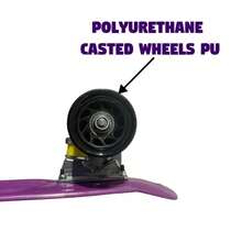 1pc 17/22 Inch Beginner Cruiser Skateboard, Lightweight PP Deck & High Rebound PU Wheels, Park & Outdoor Use All Season Skateboard, Suitable For All Skill Levels - Màu sắc ngẫu nhiên không có đèn flash - Xem 7