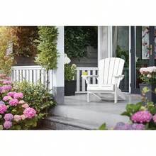 Alpine Adirondack Garden Chair - White - White1 - View 2