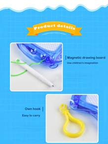 Cute Magnetic Writing Board Mini Handwriting Board Keychain Small Backpack Decor Drawing Board